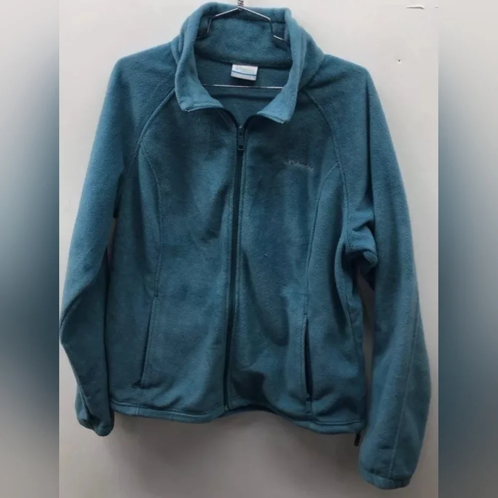 Columbia Sportswear Fleece Full Zip Athletic Jacket Size XL Like New MSRP $65